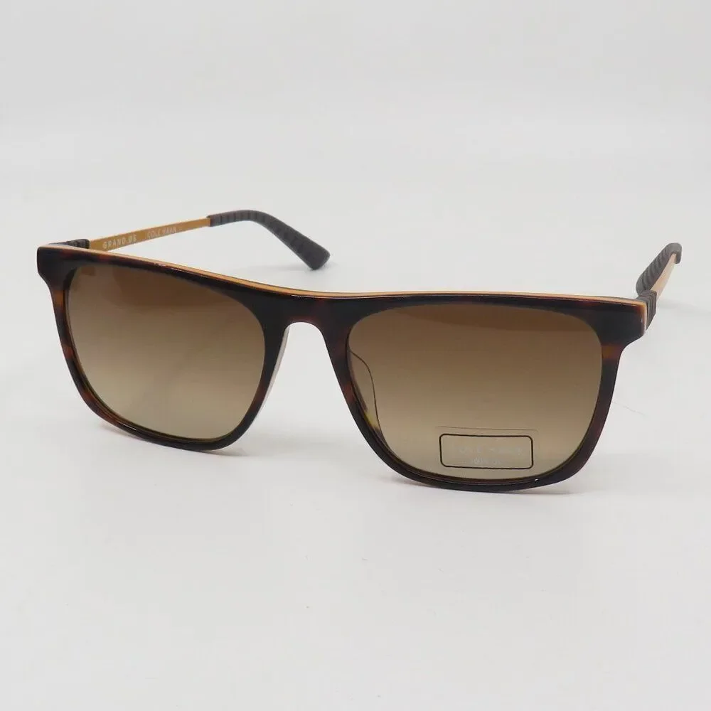 Cole Haan New CH6074 215 Brown Tortoise/Brown Gradient Sunglasses